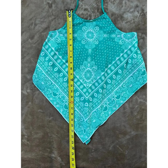 Twine & String Tank Top Green Women’s Size Medium - Picture 5 of 6